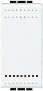  артикул N4001A название Установочный выключатель 1-кл. 1 мод, цвет Белый, LivingLight, Bticino